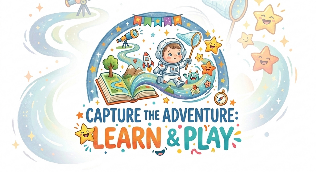 Capture the Adventure: Learn & Play Monthly Subscription Box Age 3-5